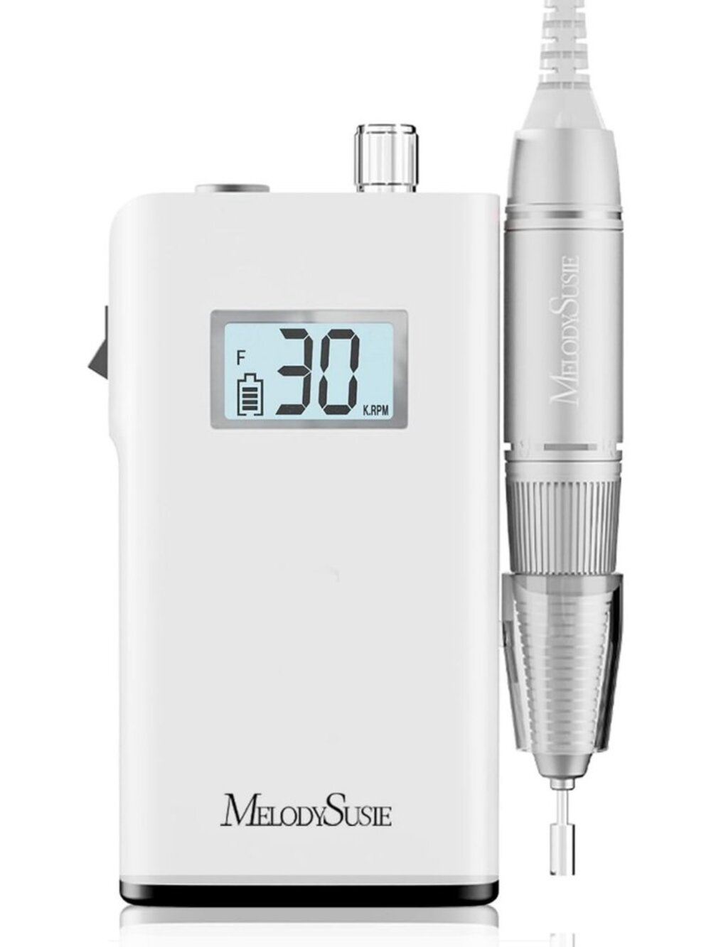 MelodySusie Portable Clip-On Nail Drill SC320H for Gel Removal & Nail Prep